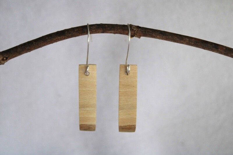 Boucles d'oreilles NORA en Platane