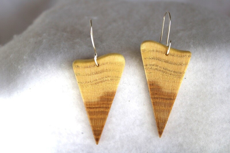 Boucles d'oreilles LUZ en mûrier