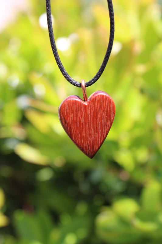 Pendentif SELINA en acajou