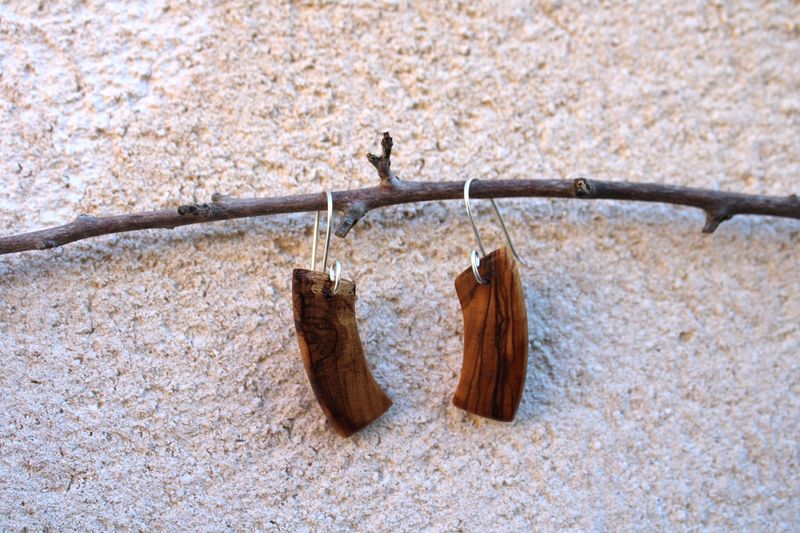 Boucles d'oreilles Liora en olivier
