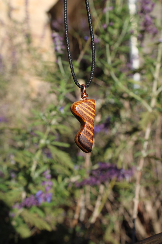 Pendentif Starion en oranger des osages et chêne
