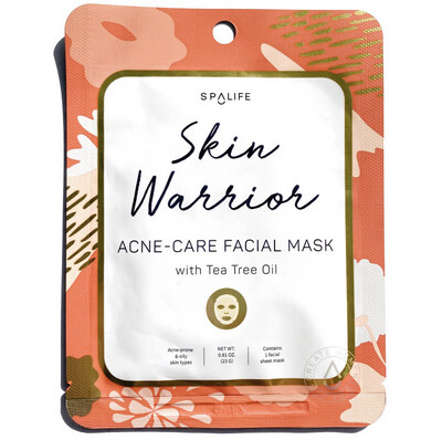 Skin Warrior Acne - Care Facial Mask With Tea Tree Oil