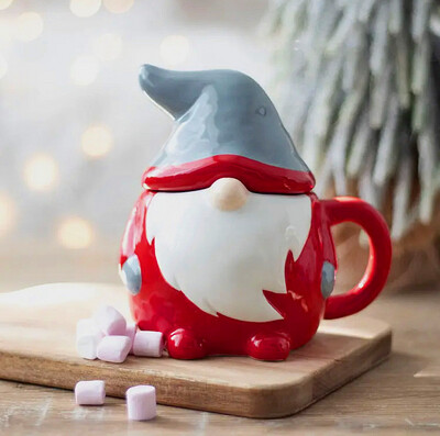 Cute Ceramic Gnome Cup