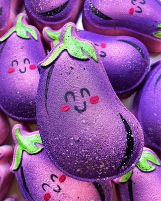 Baby Eggplant Bath Bomb