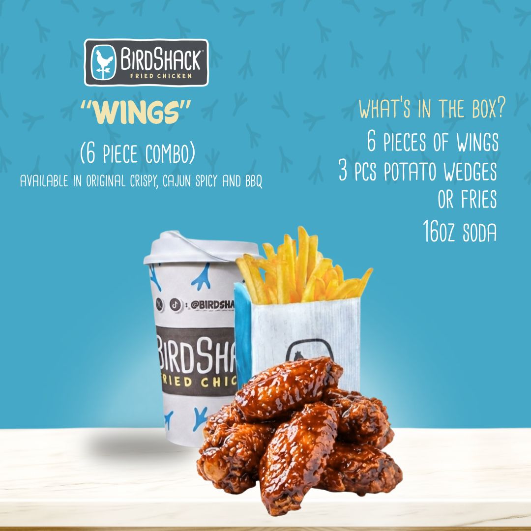 6 Pcs Wings Combo