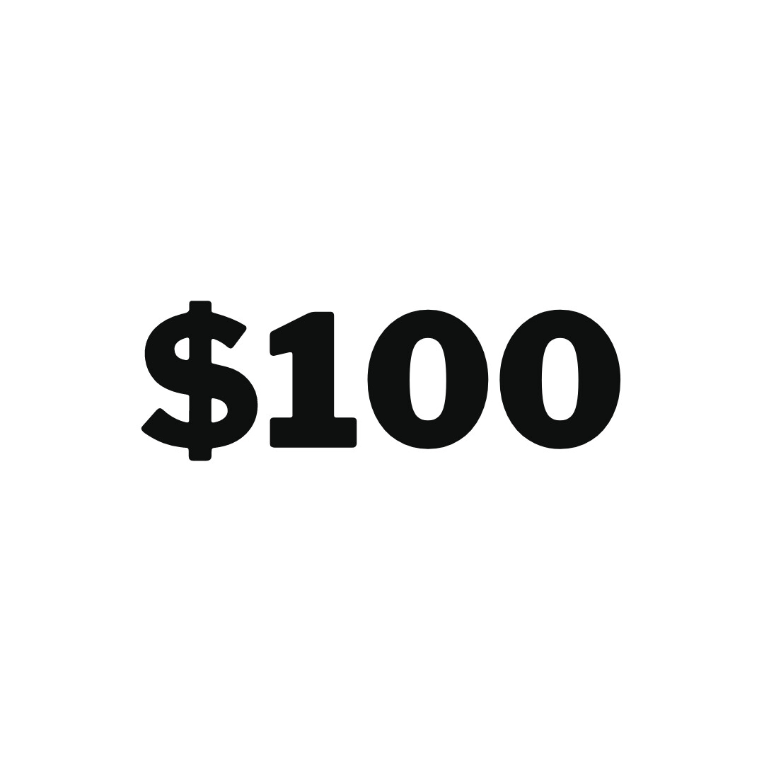 $100 Donation