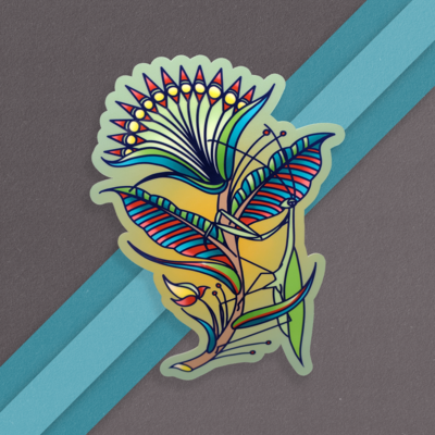Mantis Geoflower Sticker