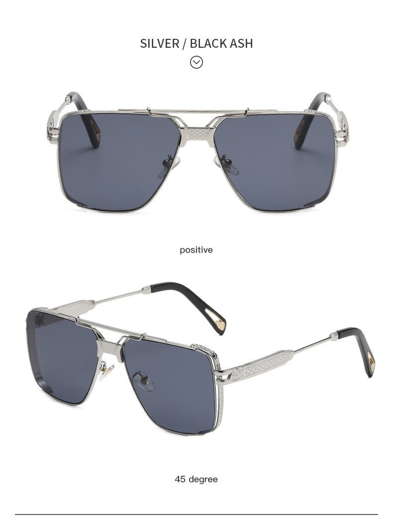 Oasis - Oversized Square Frame Sunglasses for Men