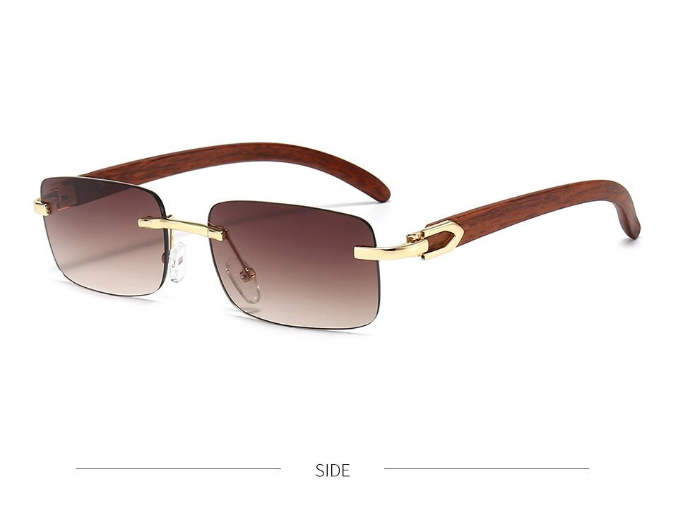Tre Suave - Fashion Rimless Sunglasses for Men