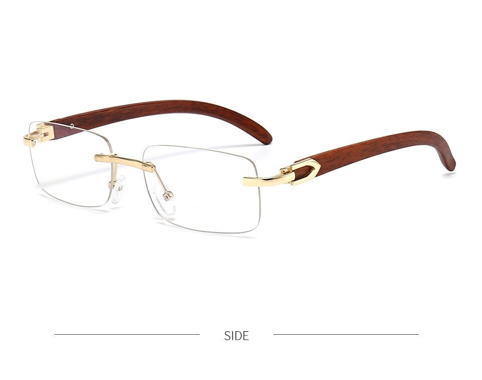 Tre Suave - Fashion Rimless Sunglasses for Men Tre Suave - Fashion Rimless Sunglasses for Men, Color: Clear