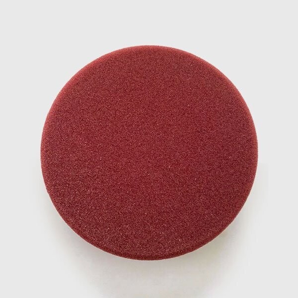 Maroon Medium Cut Foam Pad - 5"