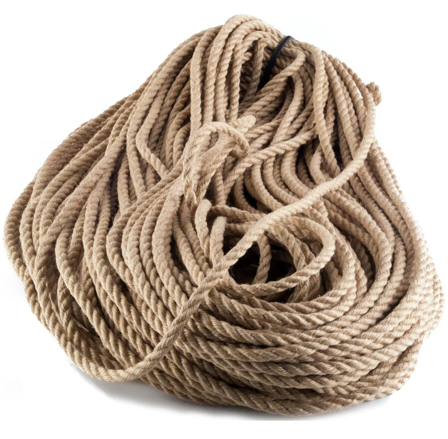 Corde Samouraï Brute Jute - toron de 100 m - 6mm