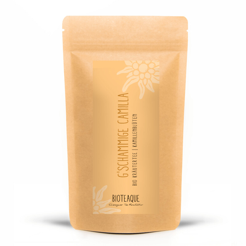 BIO Kräutertee G'SCHAMMIGE CAMILLA (40 g) BIO Kräutertee G'SCHAMMIGE CAMILLA (40 g)