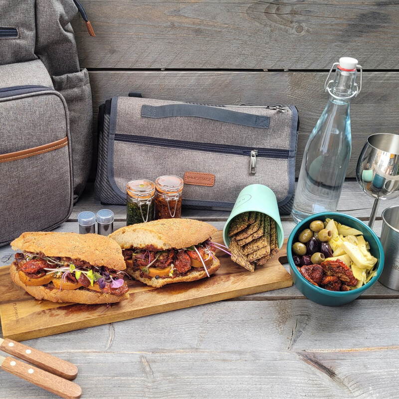 Picknick-Rucksack  Picknick-Rucksack "Outdoor-Genuss" (vegan)