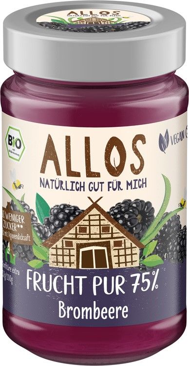 Frucht Pur 75% Aufstrich Brombeere (250 g) Frucht Pur 75% Aufstrich Brombeere (250 g)