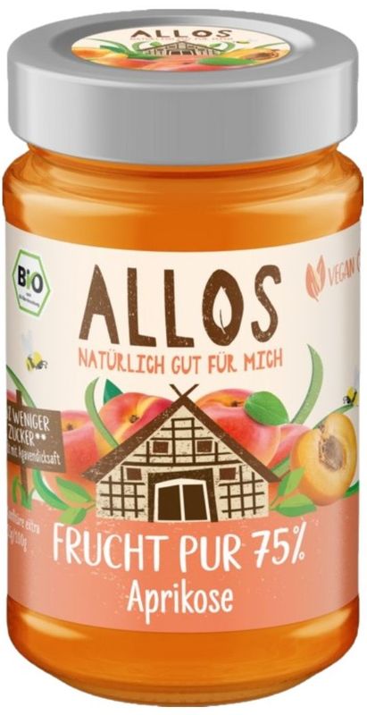 Frucht Pur 75% Aufstrich Aprikose (250 g) Frucht Pur 75% Aufstrich Aprikose (250 g)