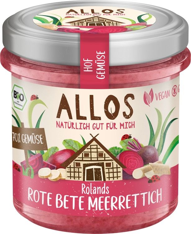 Hof Gemüse Rolands Rote Bete Meerettich (135 g) Hof Gemüse Rolands Rote Bete Meerettich (135 g)