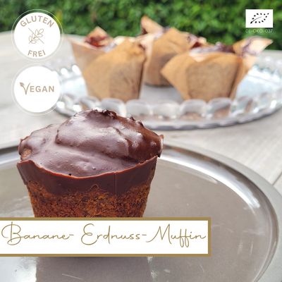 Banane-Erdnuss Muffin *