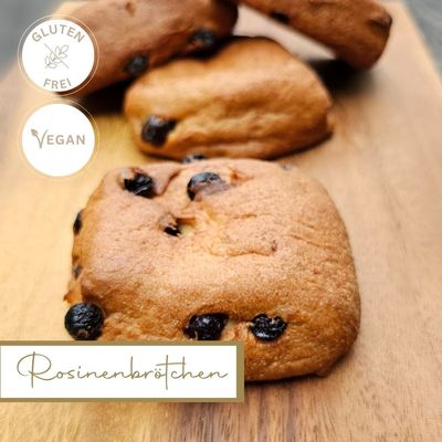 Rosinenbrötchen (4 Stück)