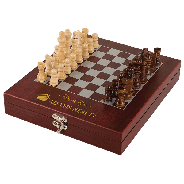 Rosewood chess set