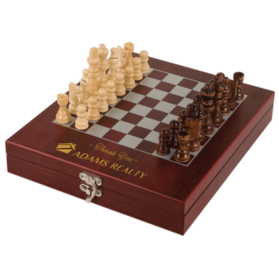 Rosewood chess set