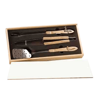 BBQ set 3pc Pine