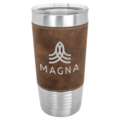 20oz Leatherette Tumbler