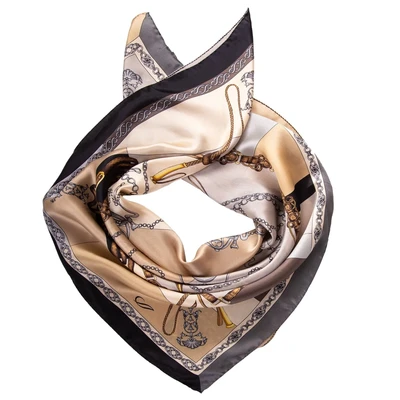 Gabriella - Seidenfoulard - Haselnuss
