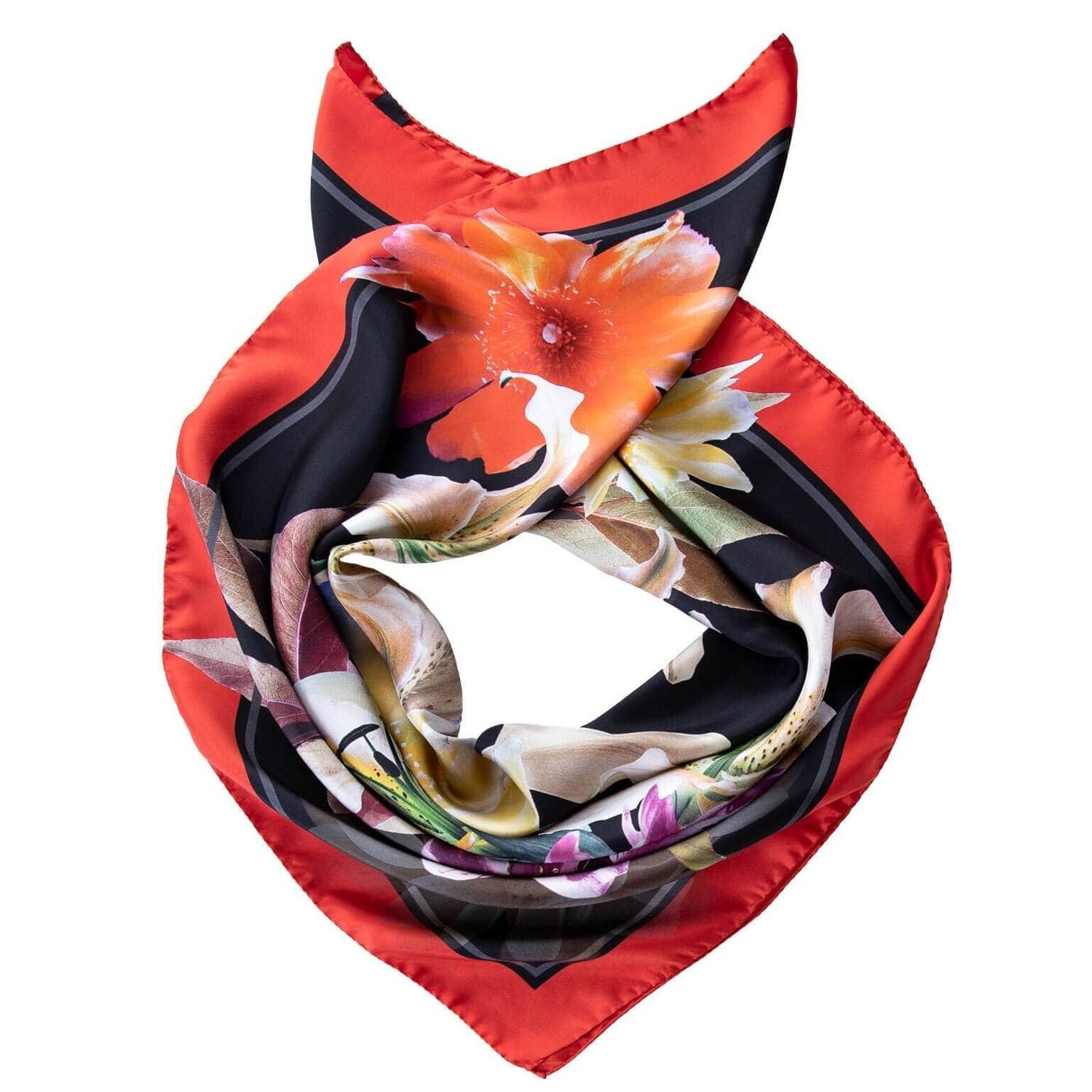 Lucia - Seidenfoulard - Rot