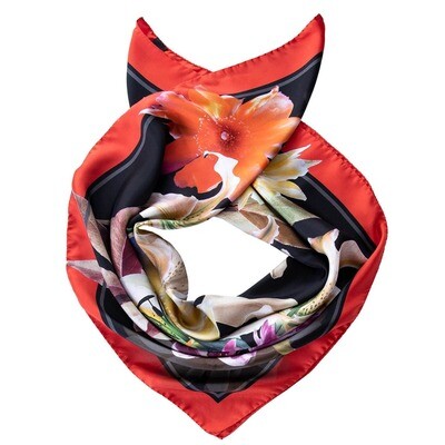 Lucia - Seidenfoulard - Rot