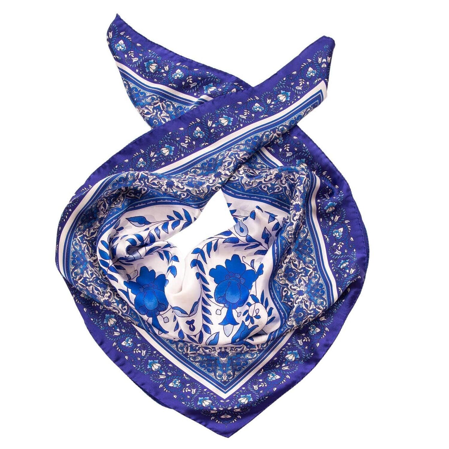 Parigi - Seidenfoulard - Blau