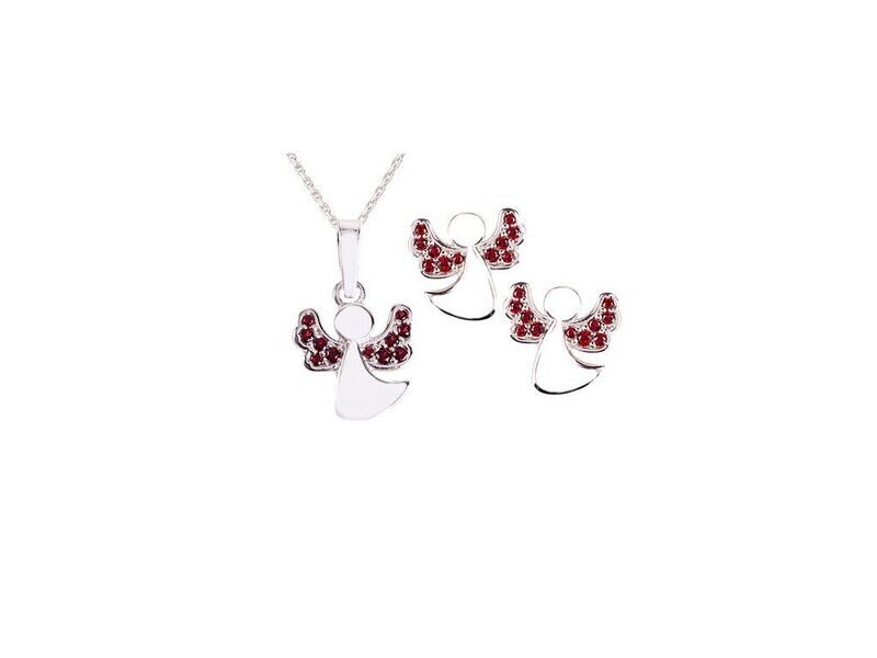 Englchen - böhmischer Granat Set