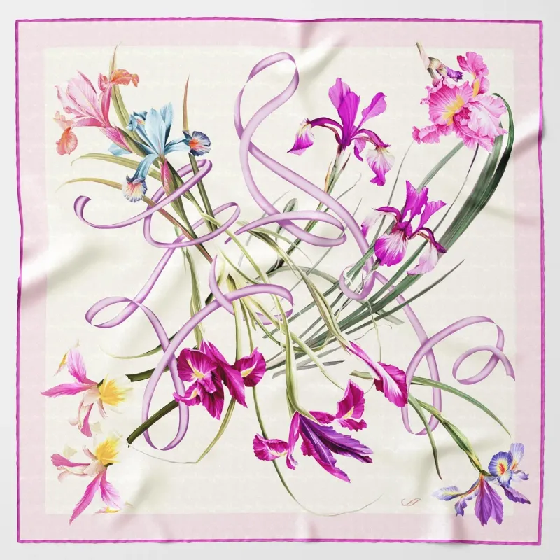 Susanne  - Seidentuch - Pink