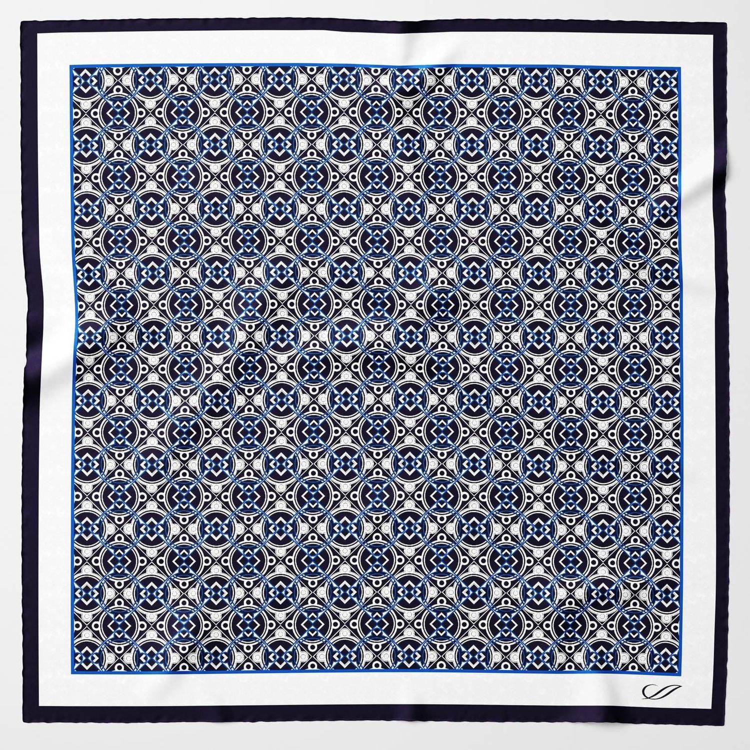 Montello - Seidenhalstuch - Marineblau
