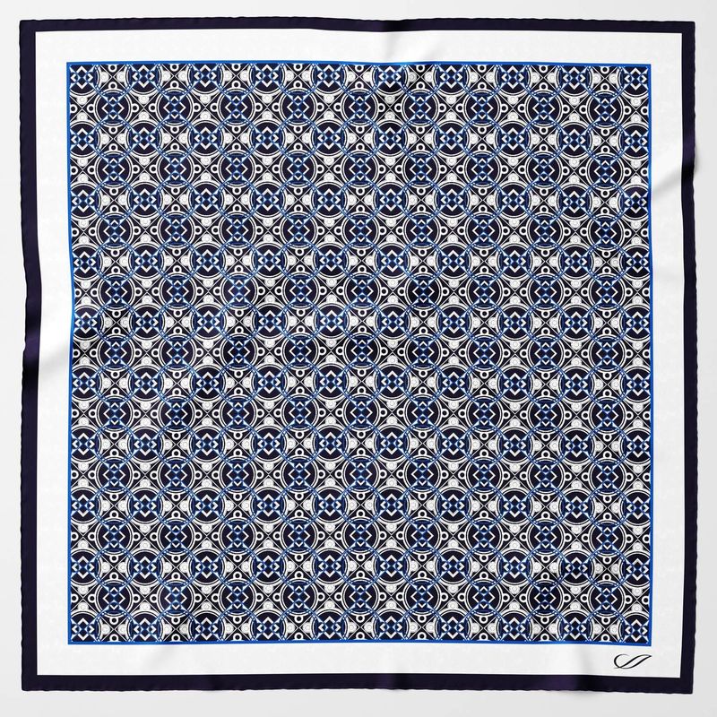 Montello - Seidenhalstuch - Marineblau