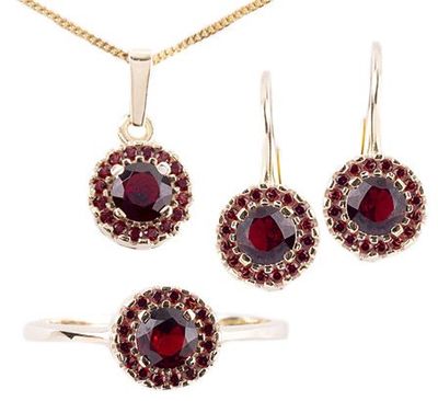GRANATSchmuck aus Böhmen