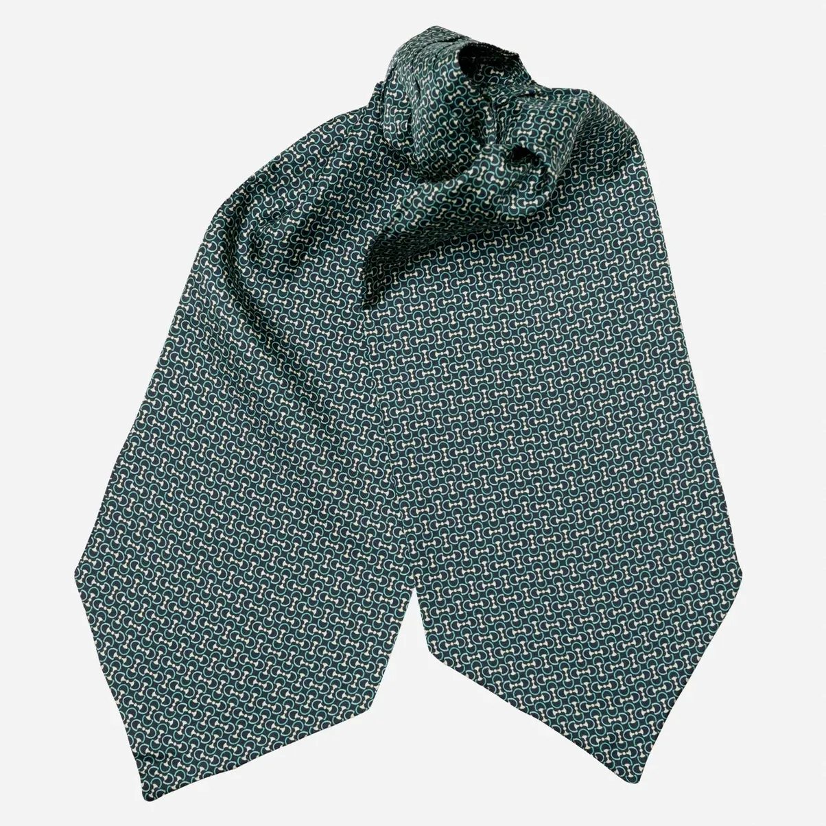 Condotti - Ascot Krawattenschal aus Seide Olivengrün