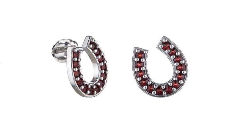 Ohrringe  Hufeisen Silber