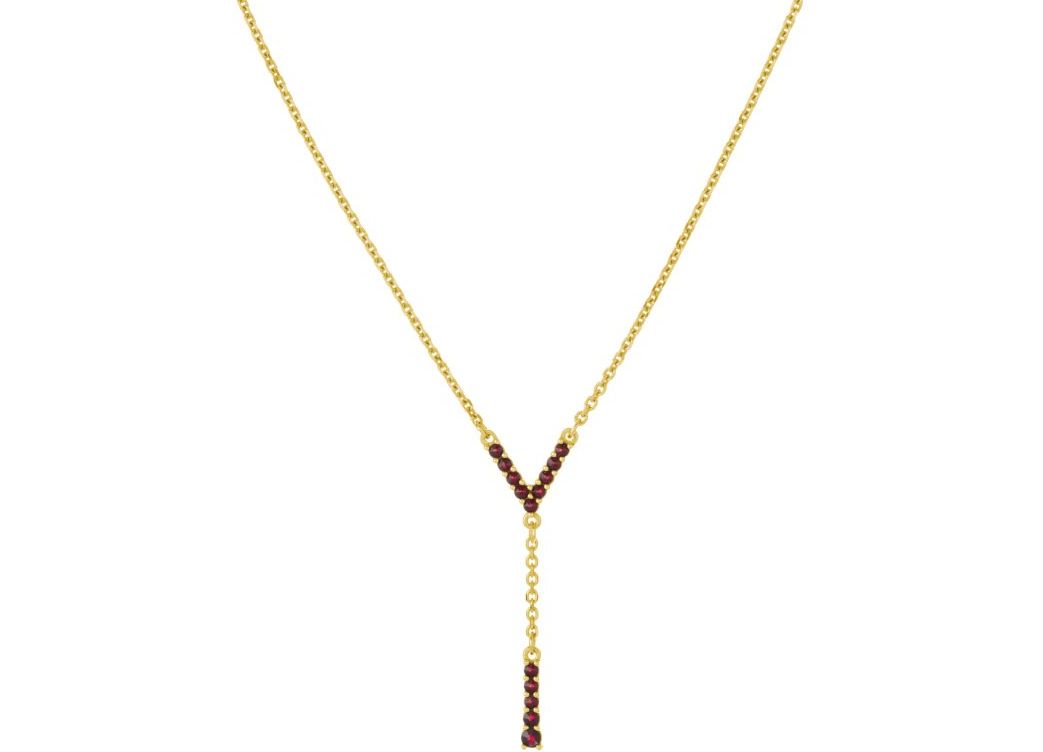 Halskette böhmischer Granat Halskette böhmischer Granat