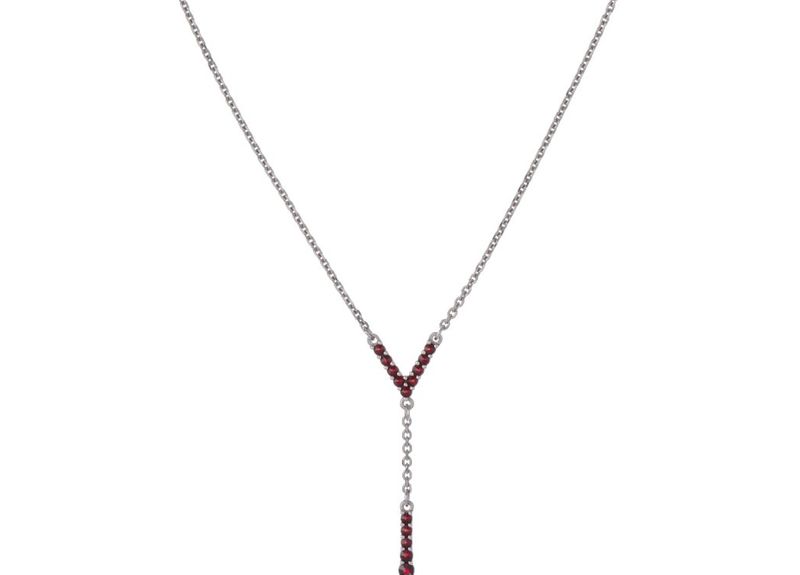 Halskette böhmischer Granat