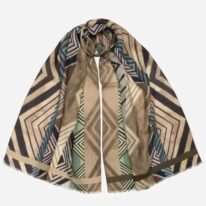 Corvara - Wollschal Beige