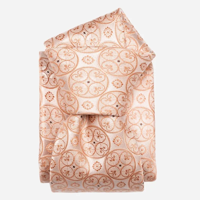 Palladio - Seidenjacquard Krawatte - erröter Pink