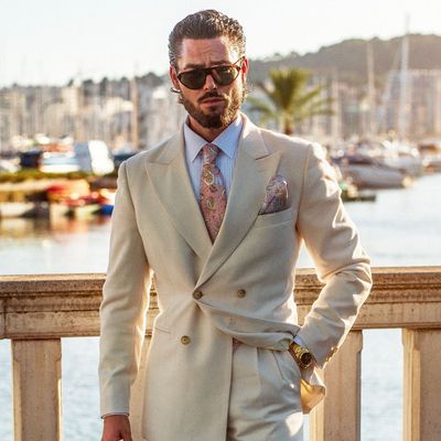 Medici - bedruckte Seidenkrawatte Rosa