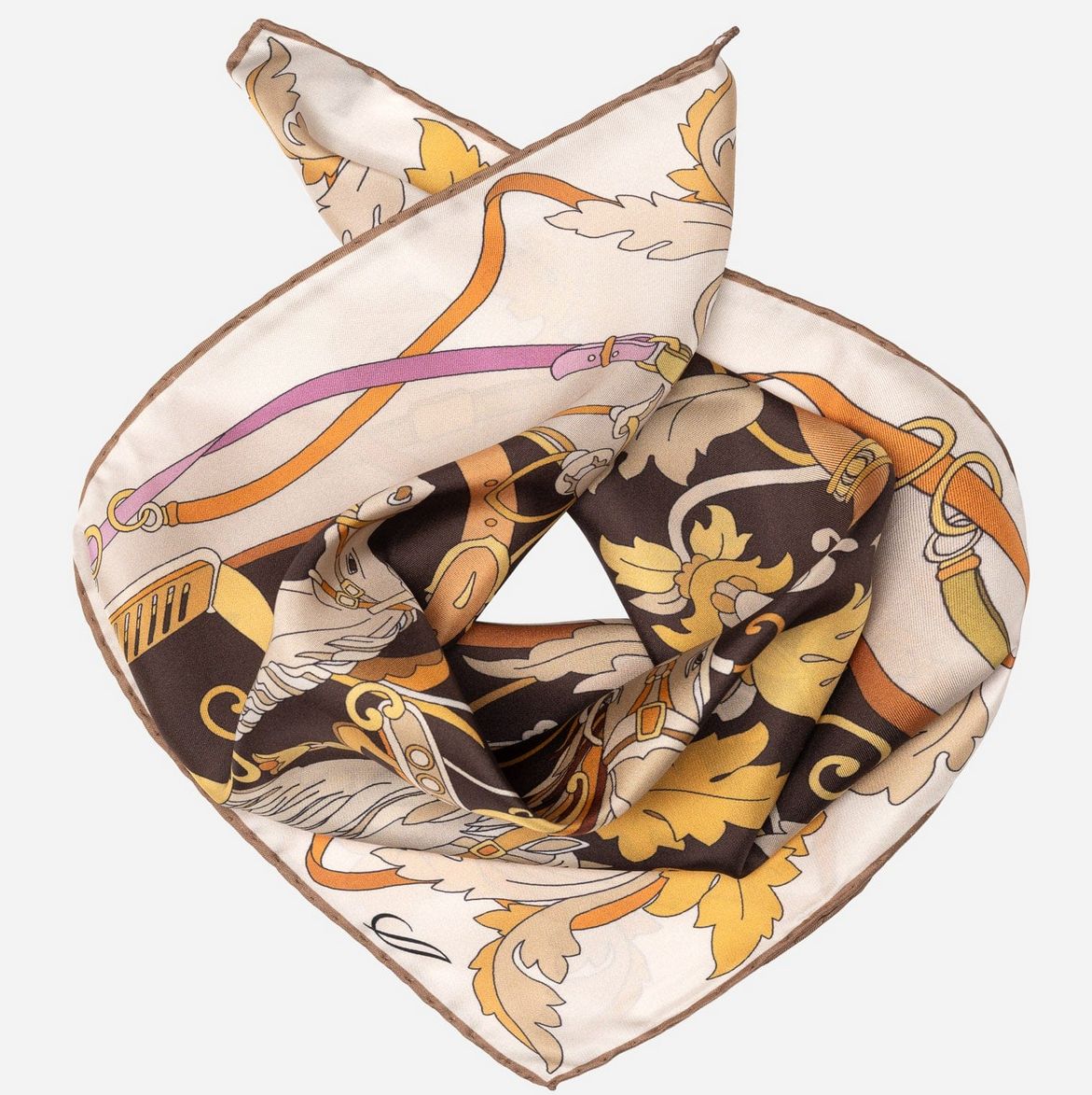 Elena Seidenbandana herbstlichbraun