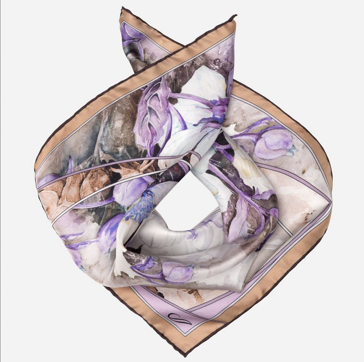 Odetta Seidenbandana Lavendel