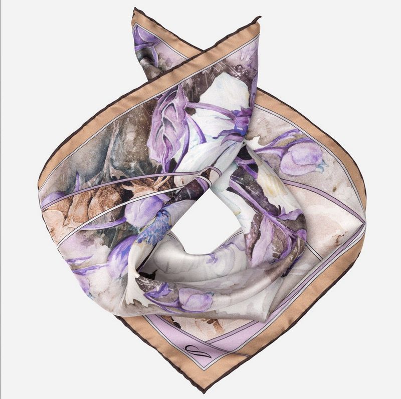 Odetta Seidenbandana Lavendel