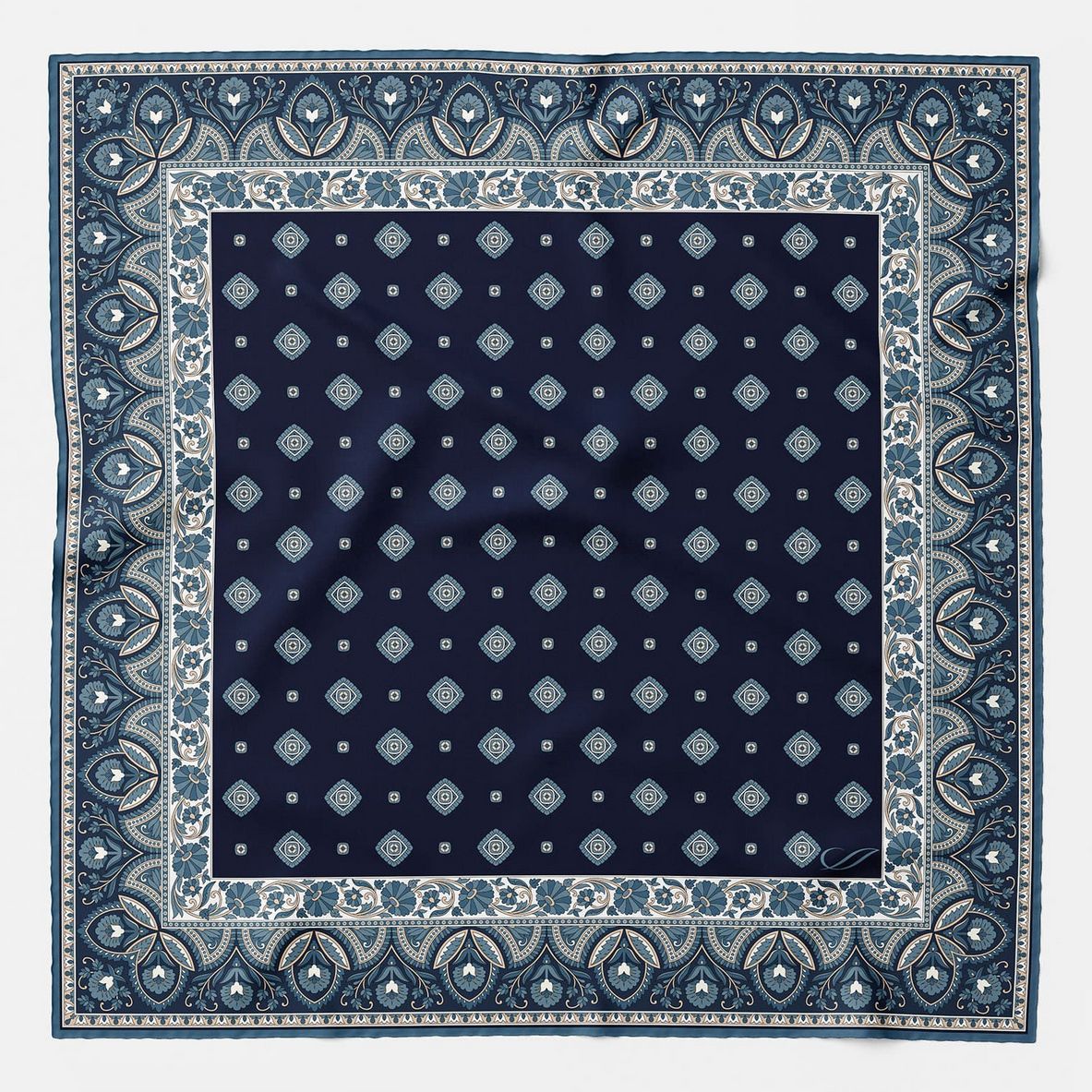Savino - Einstecktuch aus Seide Navy Savino - Einstecktuch aus Seide Navy