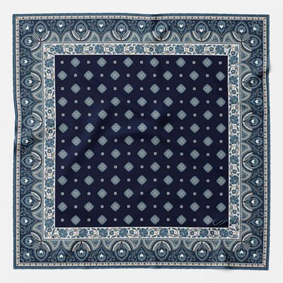 Savino - Einstecktuch aus Seide Navy Savino - Einstecktuch aus Seide Navy