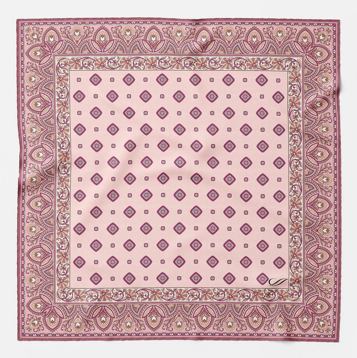 Savino - Einstecktuch aus Seide Rosa Savino - Einstecktuch aus Seide Rosa