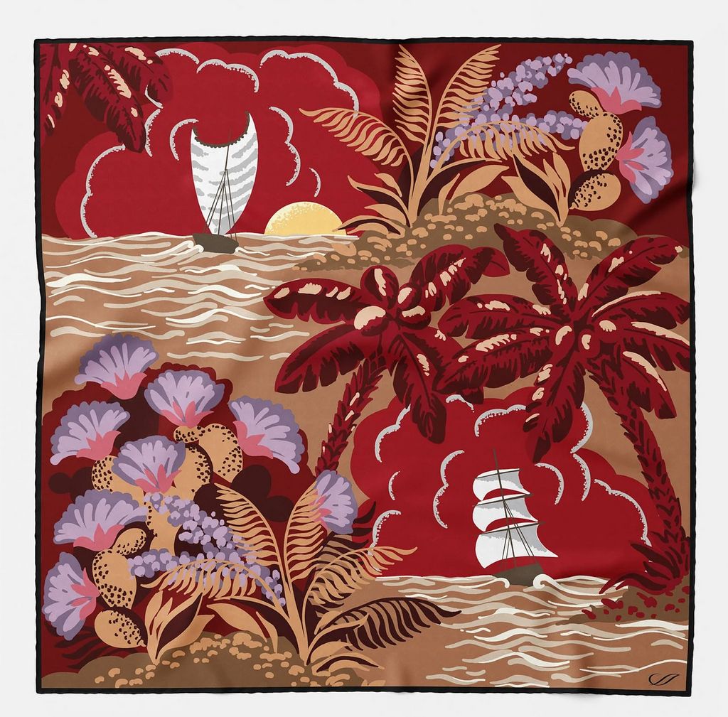 Isola - Einstecktuch aus Seide Rot Isola - Einstecktuch aus Seide Rot